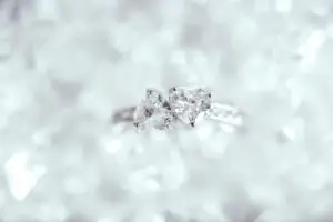 heart shaped diamond ring