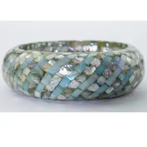 A mother of pearl bracelet